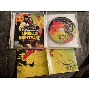 Red Dead Redemption Undead Nightmare, PS3, Complete Scratch Free Disc With Map